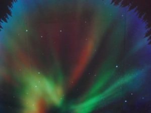 洪悅芳, aurora borealis Rovaniemi הזוהר הצפוני