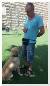 מיכאל סוחין - מאלף כלבים עם כלב