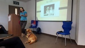הרצאה - כלבי עזר, כלבי שירות מסייעים לאנשים עם מוגבלויות
